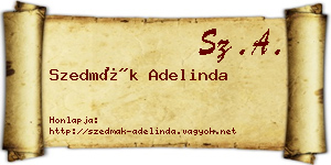 Szedmák Adelinda névjegykártya